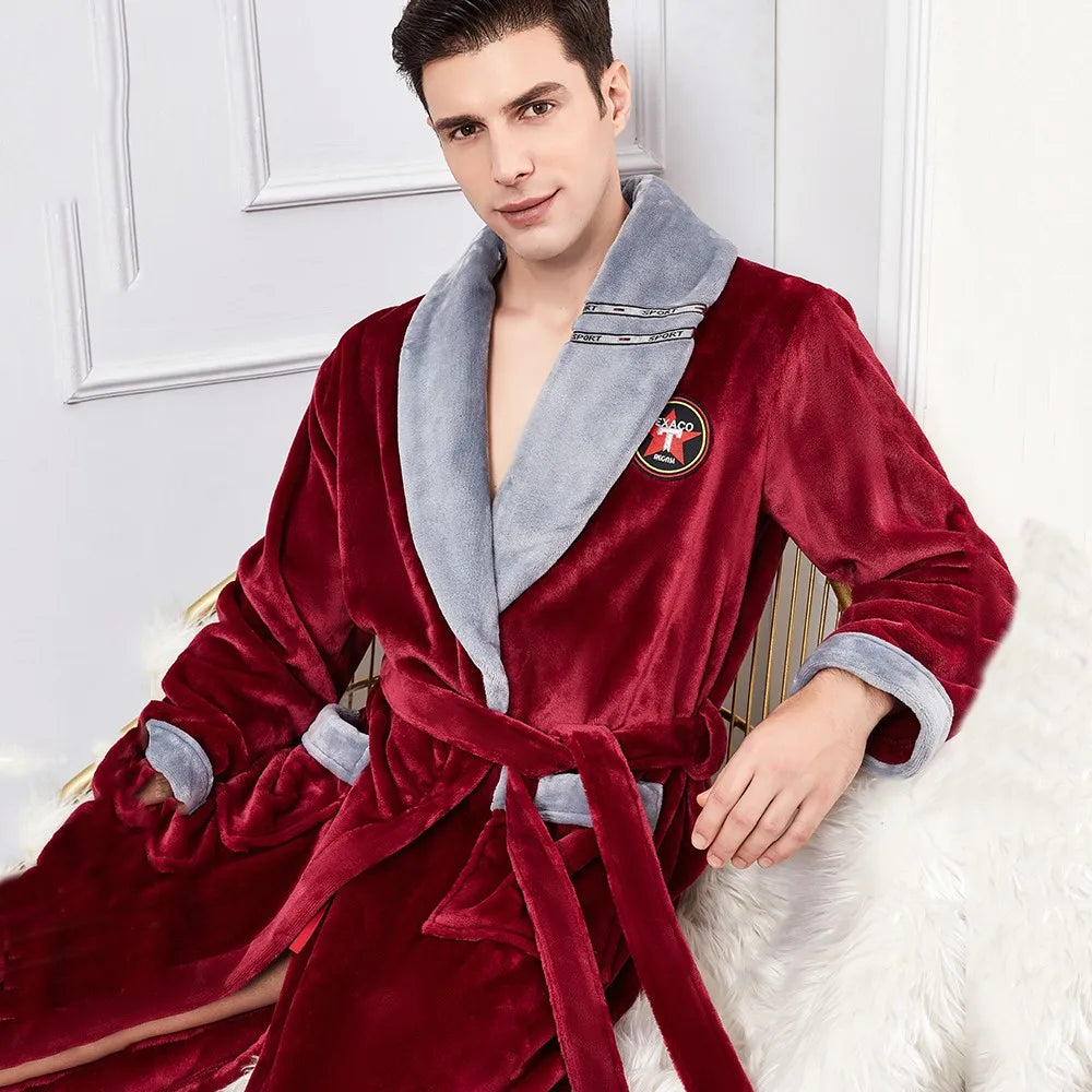 Robe De Chambre Homme Rouge