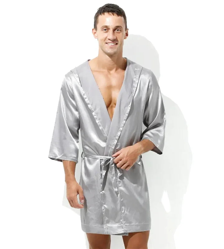 Robe De Chambre Homme Satin